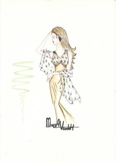 Print of Fashion Drawings by Meysa Vardeh