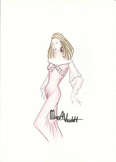 Print of Fashion Drawings by Meysa Vardeh