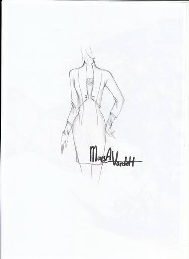 Print of Impressionism Fashion Drawings by Meysa Vardeh