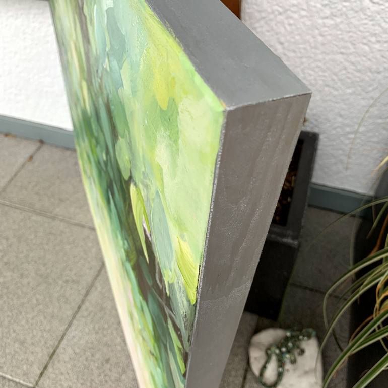 Original Abstract Expressionism Nature Painting by Irina Laube