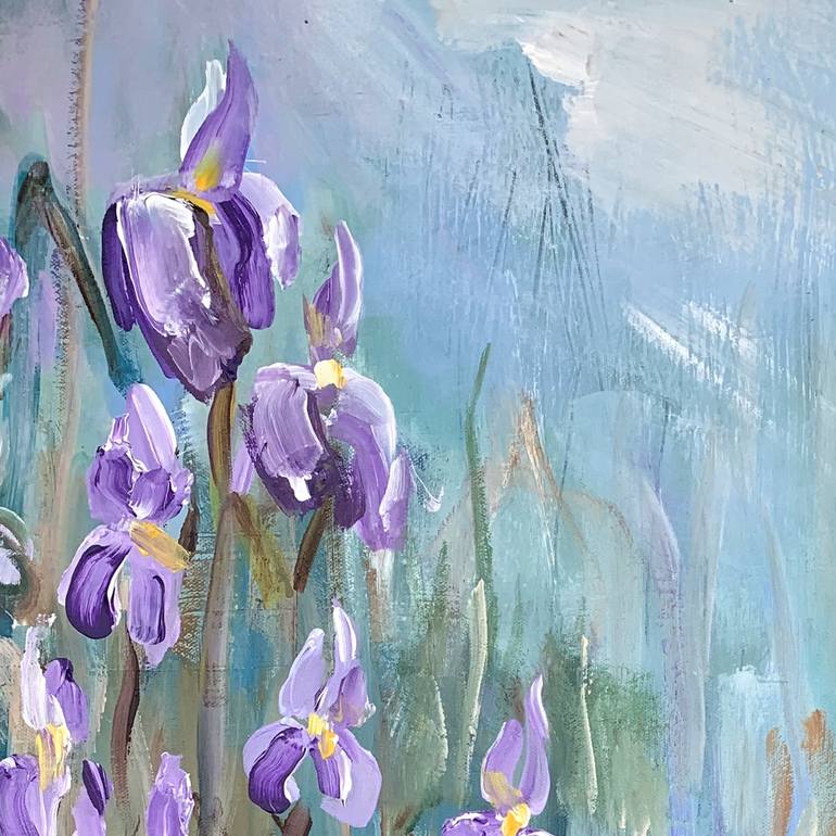 Original Floral Painting by Irina Laube