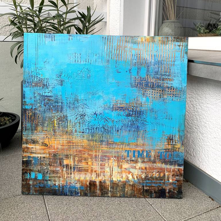 Original Abstract Painting by Irina Laube