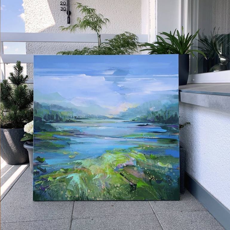 Original Landscape Painting by Irina Laube
