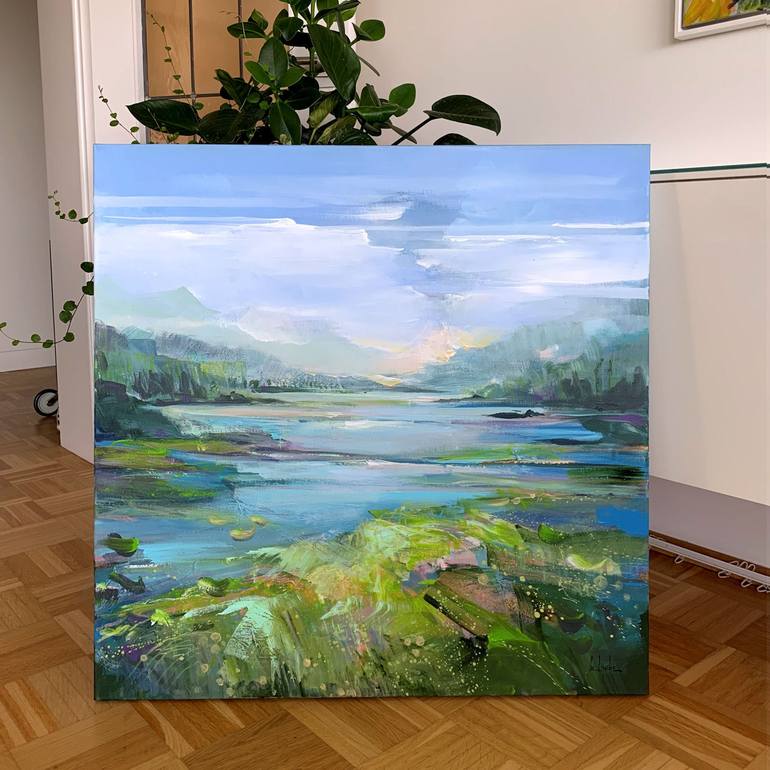 Original Landscape Painting by Irina Laube