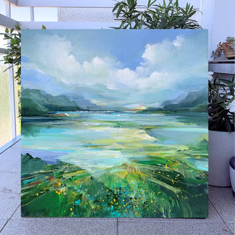 Original Landscape Painting by Irina Laube