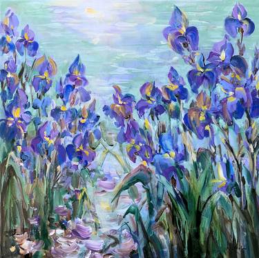 Original Fine Art Floral Paintings by Irina Laube