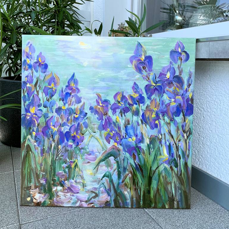 Original Floral Painting by Irina Laube