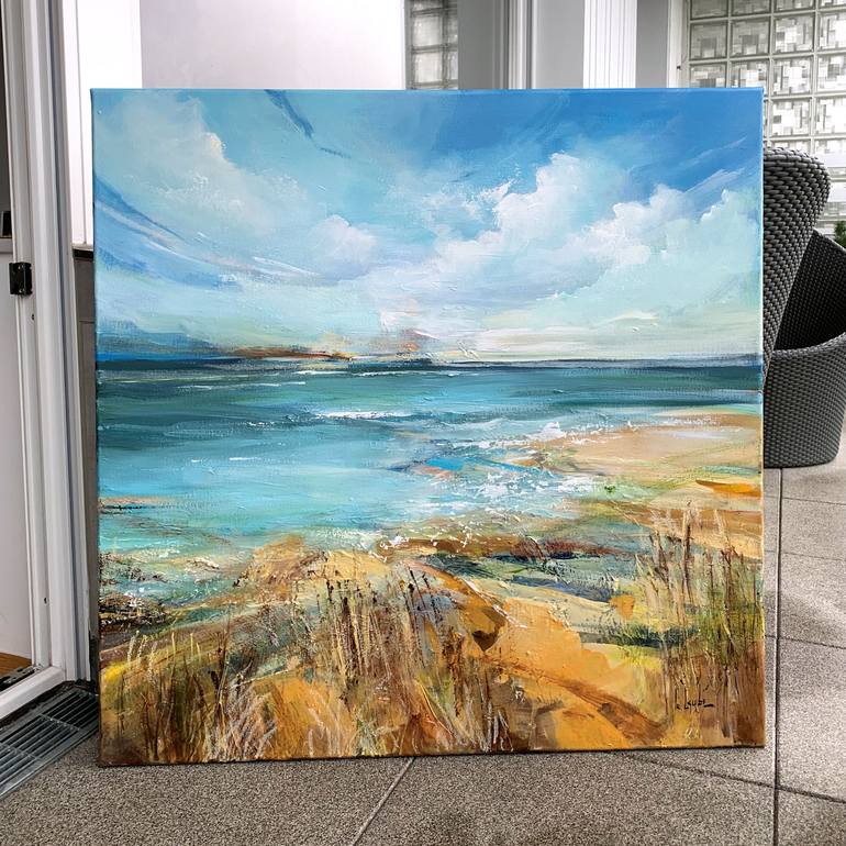 Original Contemporary Seascape Painting by Irina Laube