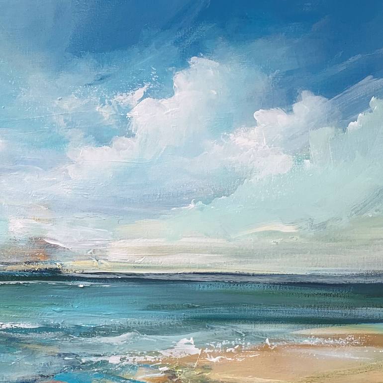 Original Contemporary Seascape Painting by Irina Laube