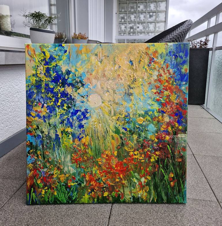 Original Floral Painting by Irina Laube