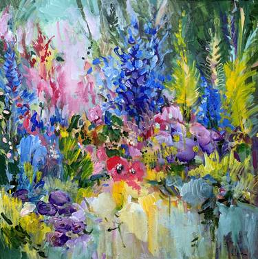 Original Floral Paintings by Irina Laube