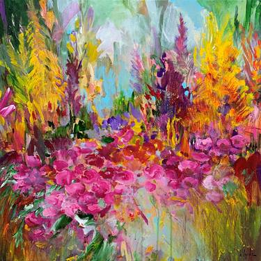 Original Floral Paintings by Irina Laube