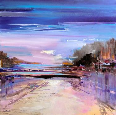 Original Abstract Expressionism Landscape Paintings by Irina Laube