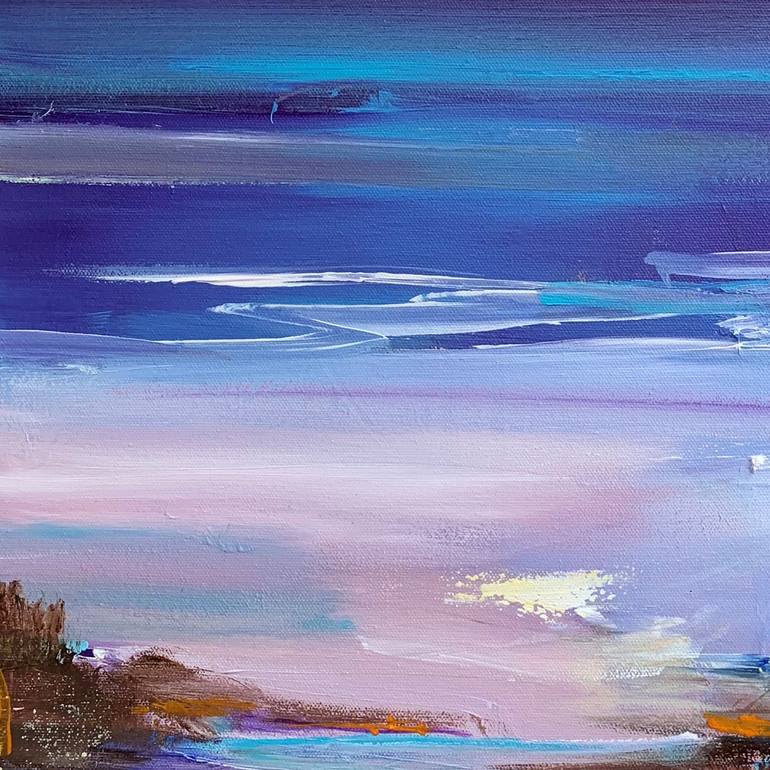 Original Abstract Expressionism Landscape Painting by Irina Laube