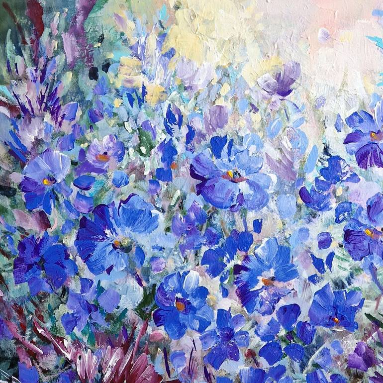 Original Floral Painting by Irina Laube