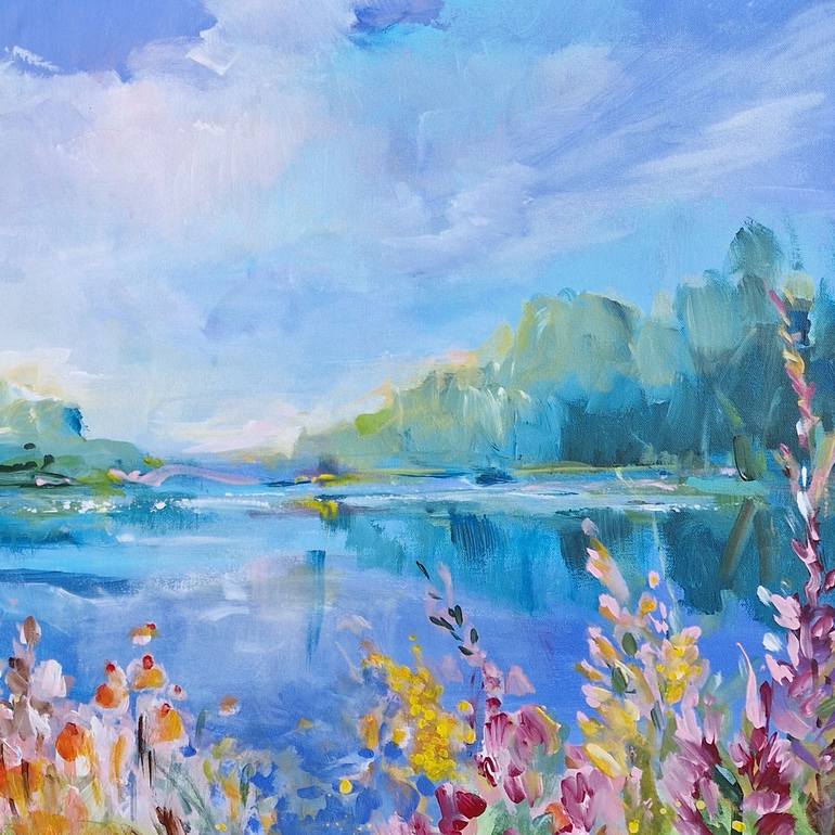 Original Contemporary Landscape Painting by Irina Laube