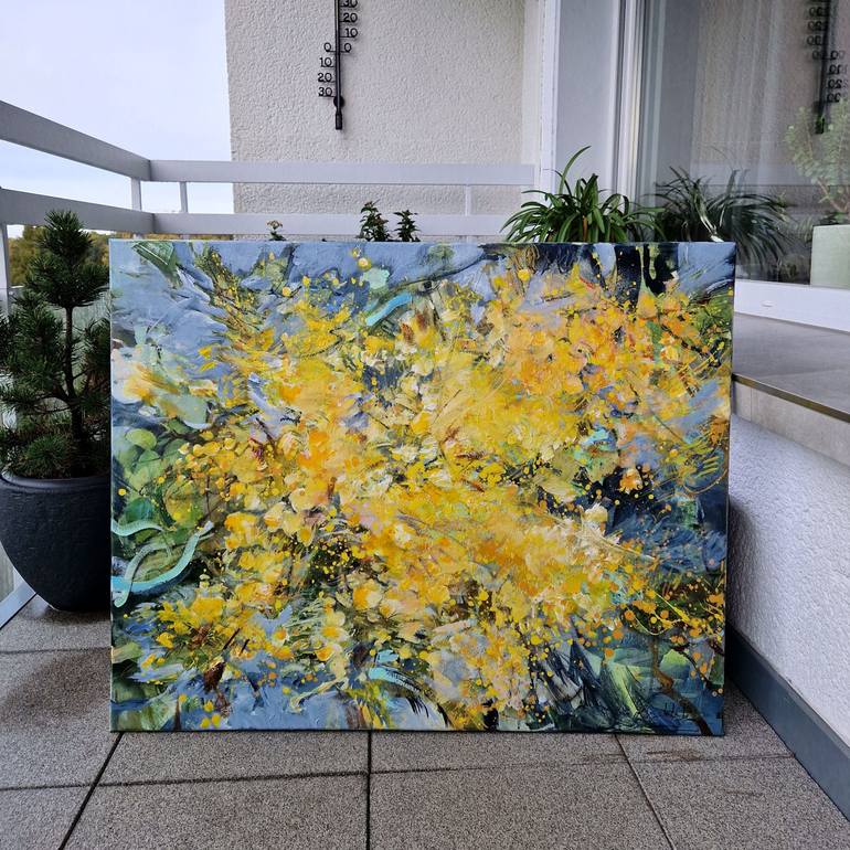 Original Floral Painting by Irina Laube