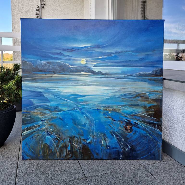 Original Contemporary Seascape Painting by Irina Laube