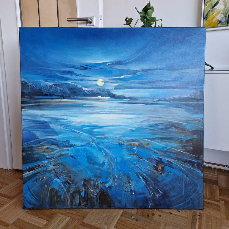 Original Contemporary Seascape Painting by Irina Laube