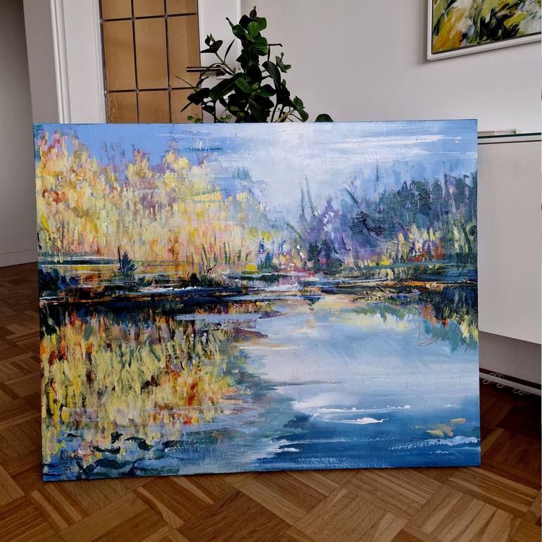 Original Landscape Painting by Irina Laube