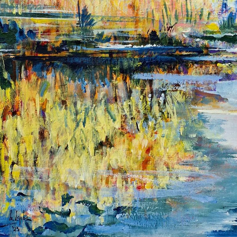 Original Fine Art Landscape Painting by Irina Laube