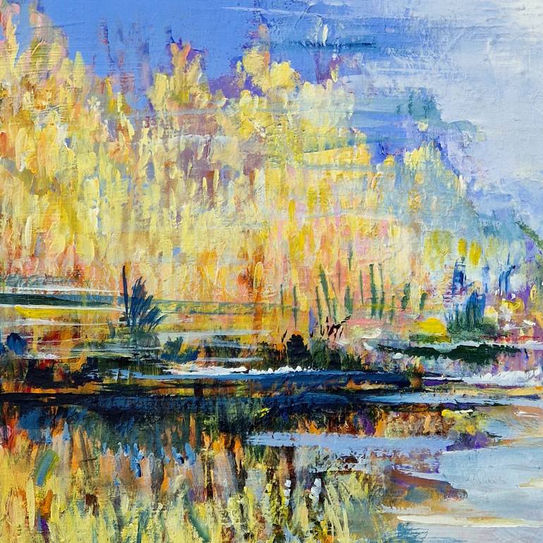 Original Fine Art Landscape Painting by Irina Laube