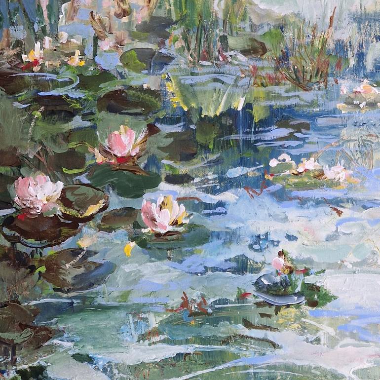 Original Impressionism Nature Painting by Irina Laube