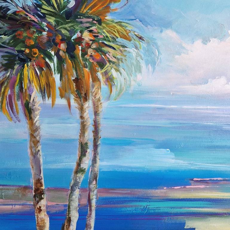 Original Beach Painting by Irina Laube