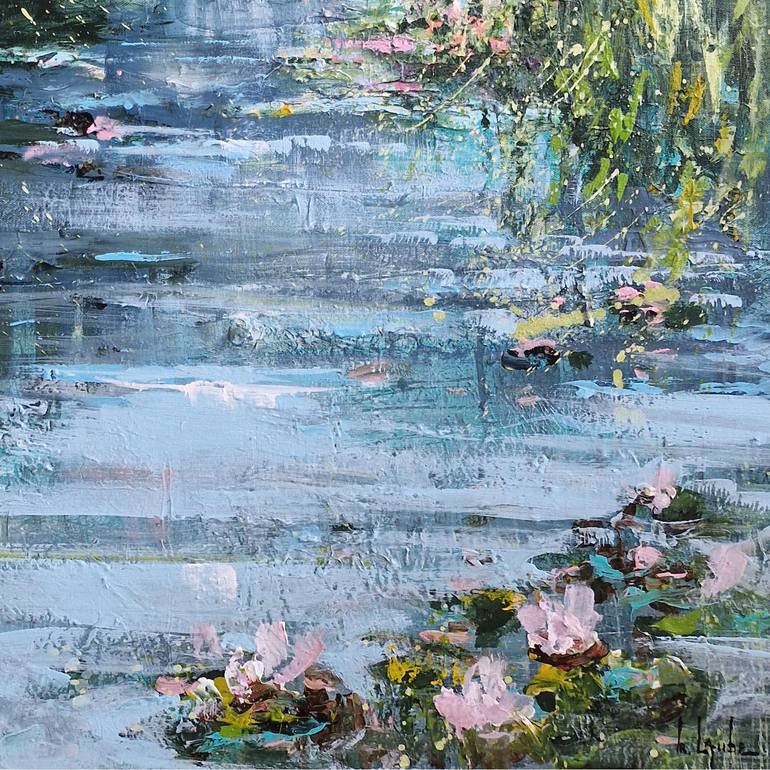 Original Expressionism Landscape Painting by Irina Laube