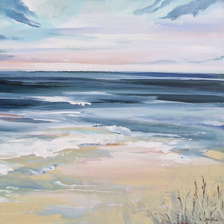 Original Impressionism Seascape Painting by Irina Laube