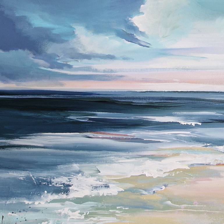 Original Impressionism Seascape Painting by Irina Laube