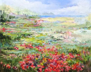 Original Impressionism Landscape Painting by Irina Laube