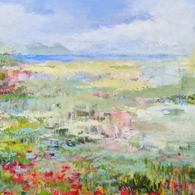 Original Impressionism Landscape Painting by Irina Laube