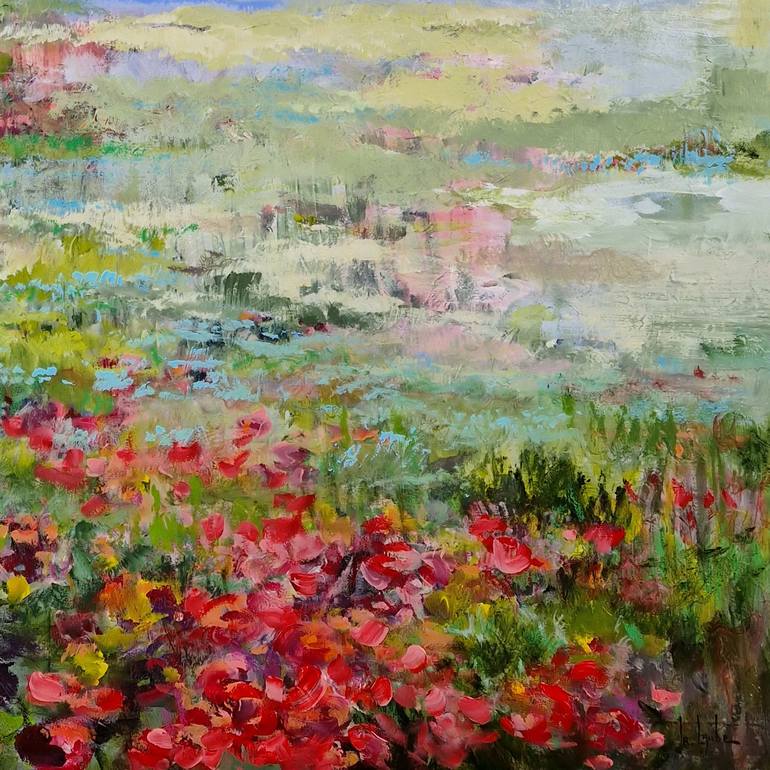 Original Impressionism Landscape Painting by Irina Laube