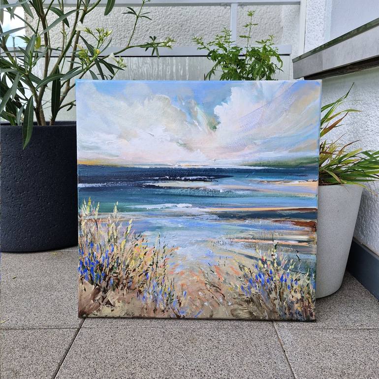 Original Classicism Seascape Painting by Irina Laube