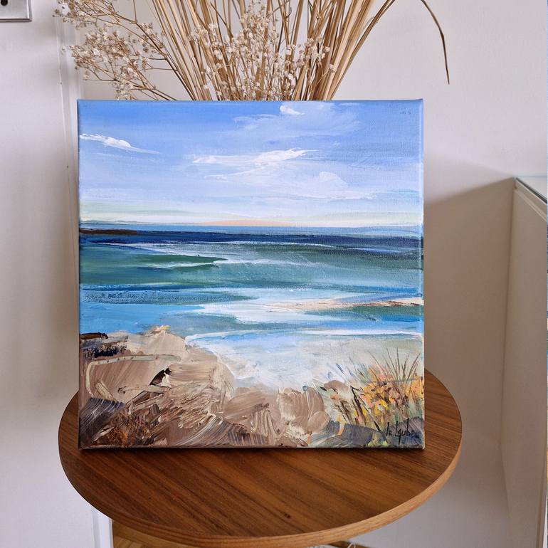 Original Classicism Seascape Painting by Irina Laube