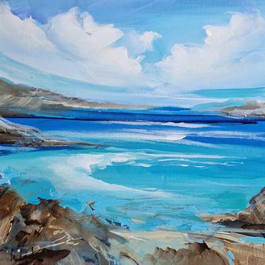 Original Abstract Expressionism Seascape Paintings by Irina Laube