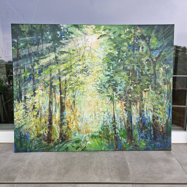 Original Expressionism Landscape Painting by Irina Laube