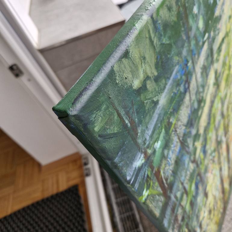 Original Expressionism Landscape Painting by Irina Laube