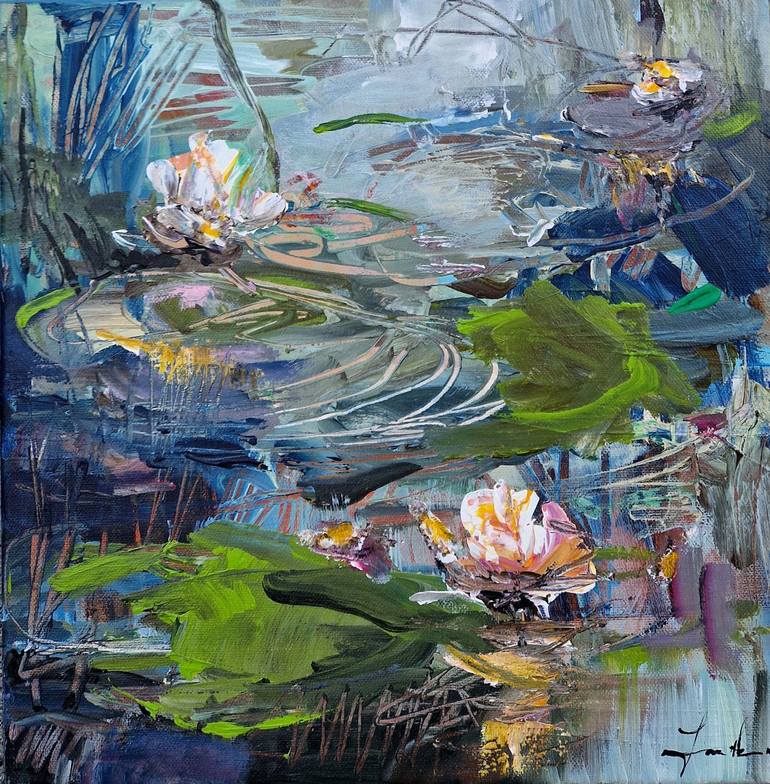 Original Abstract Expressionism Landscape Paintings by Irina Laube