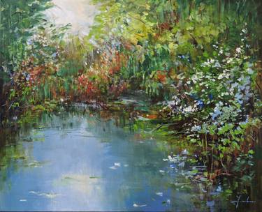 Original Impressionism Landscape Painting by Irina Laube