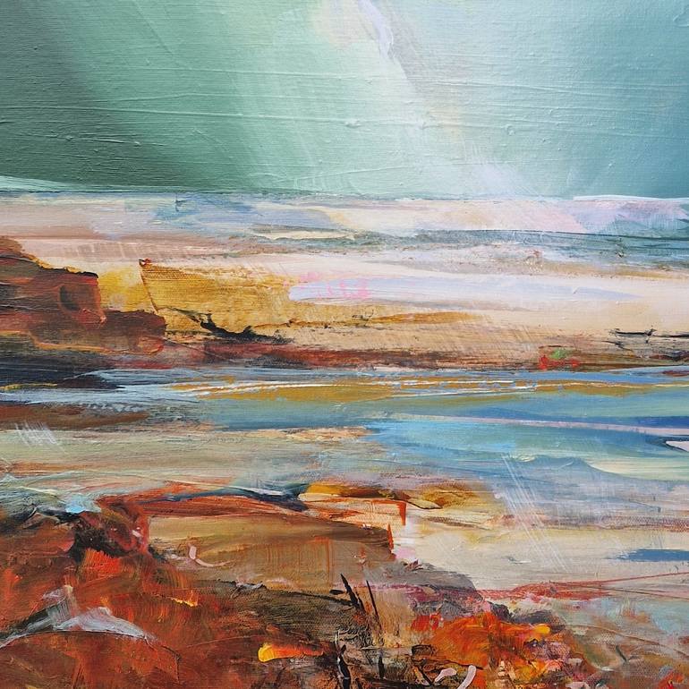 Original Abstract Expressionism Landscape Painting by Irina Laube