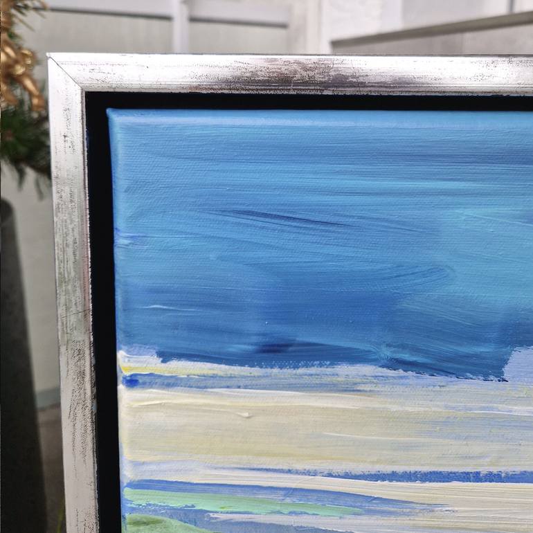 Original Abstract Expressionism Landscape Painting by Irina Laube