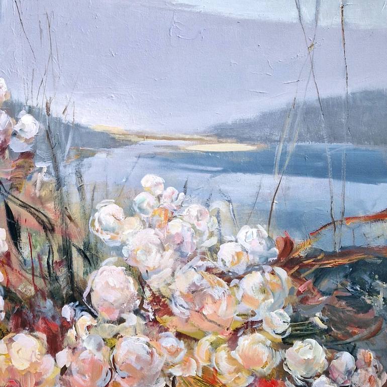Original Impressionism Floral Painting by Irina Laube