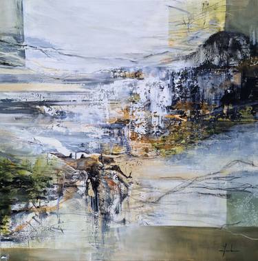 Original Abstract Expressionism Abstract Paintings by Irina Laube