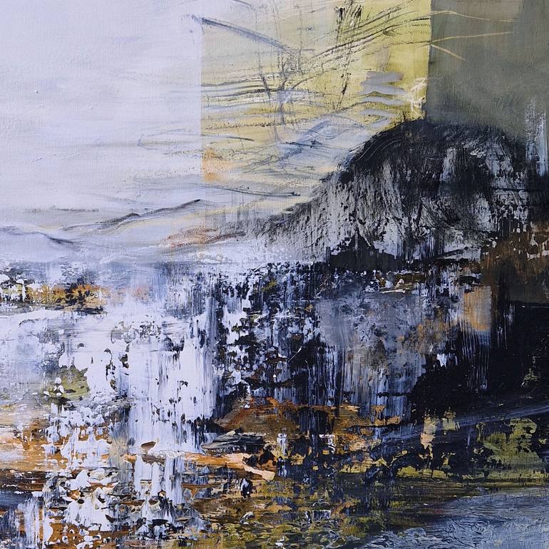 Original Abstract Expressionism Abstract Painting by Irina Laube