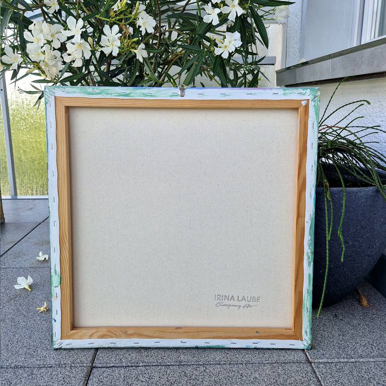 Original Abstract Expressionism Floral Painting by Irina Laube