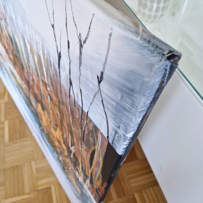 Original Abstract Expressionism Landscape Painting by Irina Laube
