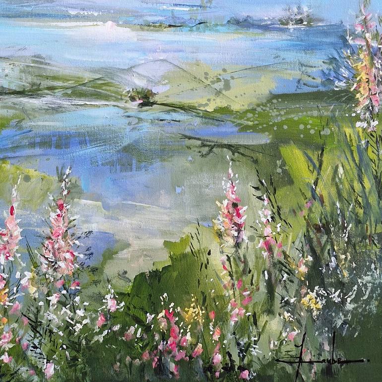 Original Impressionism Landscape Painting by Irina Laube