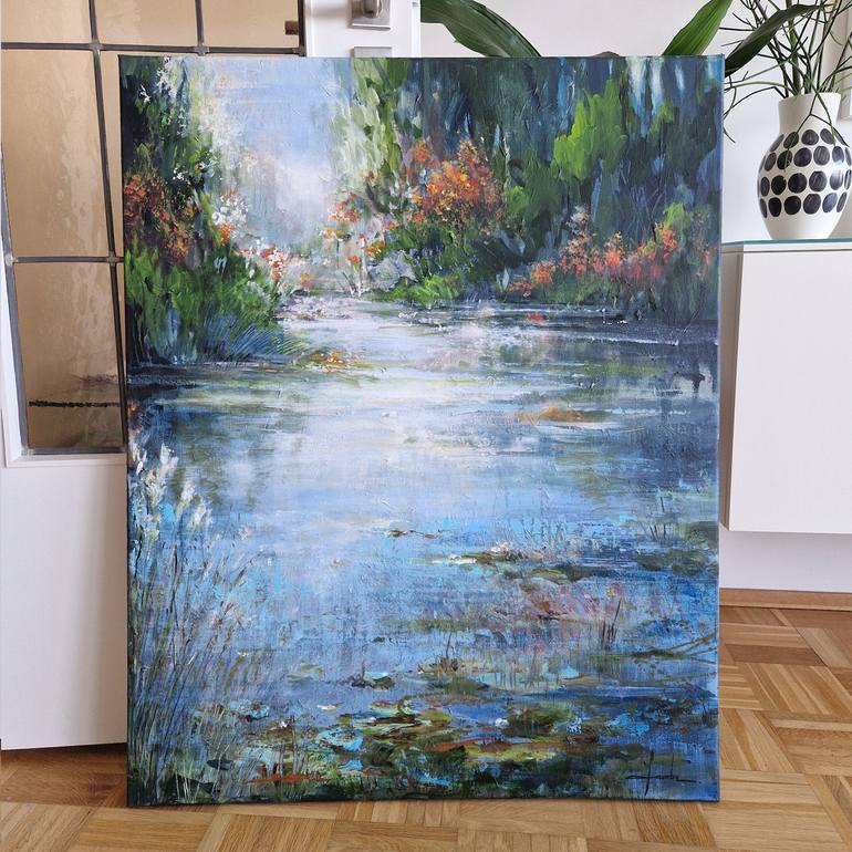 Original Impressionism Landscape Painting by Irina Laube
